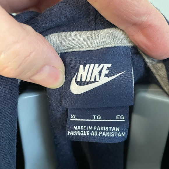 Nike turtleneck hoodie size XL navy blue - Picture 7 of 10